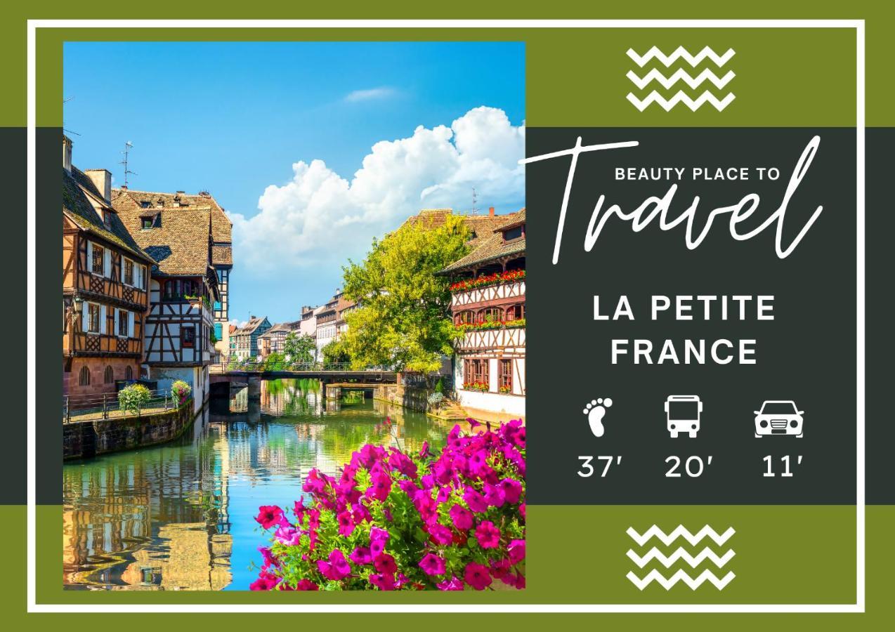 Petit Manoir En Ville - Parking Prive - 15 Min Hyper-Centre Strasbourg Luaran gambar