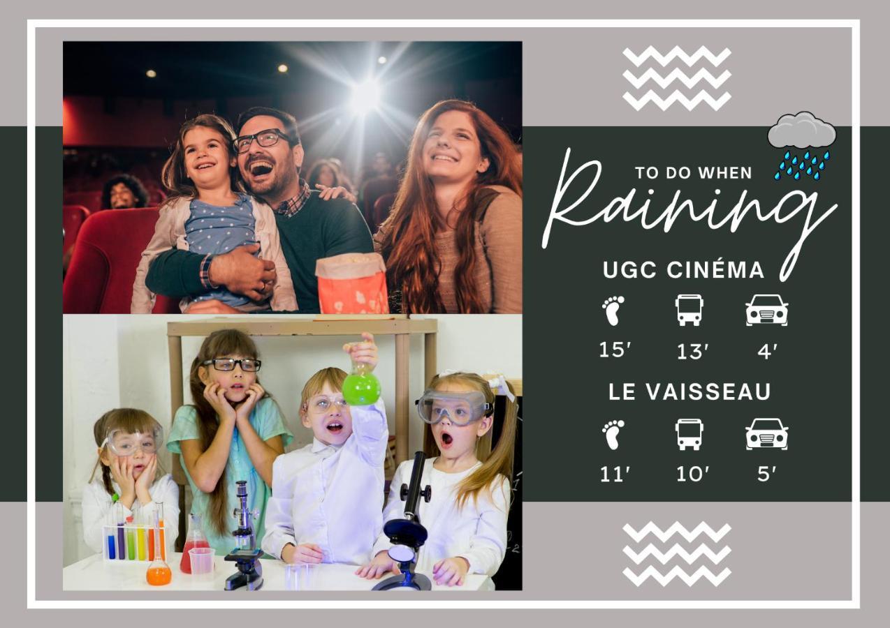 Petit Manoir En Ville - Parking Prive - 15 Min Hyper-Centre Strasbourg Luaran gambar